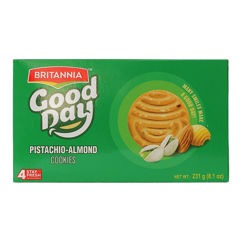 Britannia - 231g (4x57.75g) Good Day Pistachio Almond Biscuits