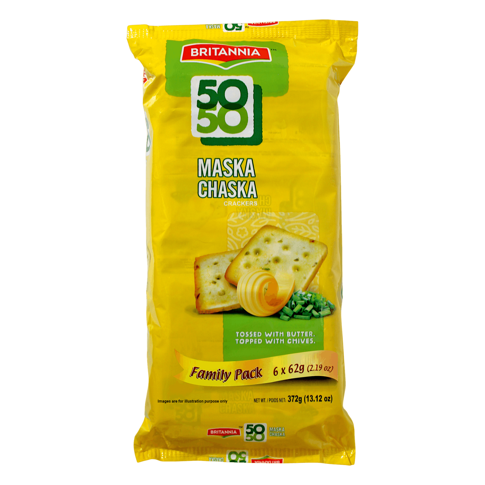 Britannia - 372g (24x62g) 50&amp;50 Maska Chaska