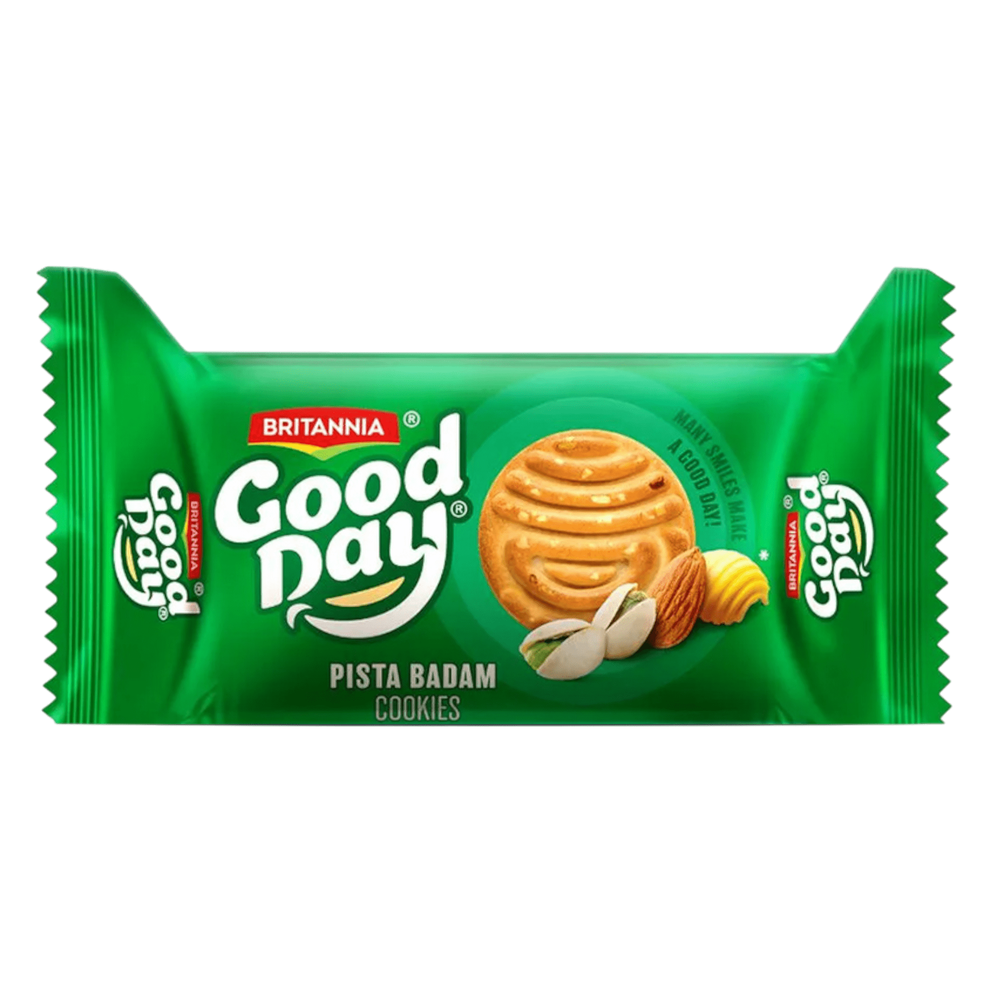 Britannia - (Best Before 14/10/26) 72g Good Day Pistachio &amp; Almond Cookies