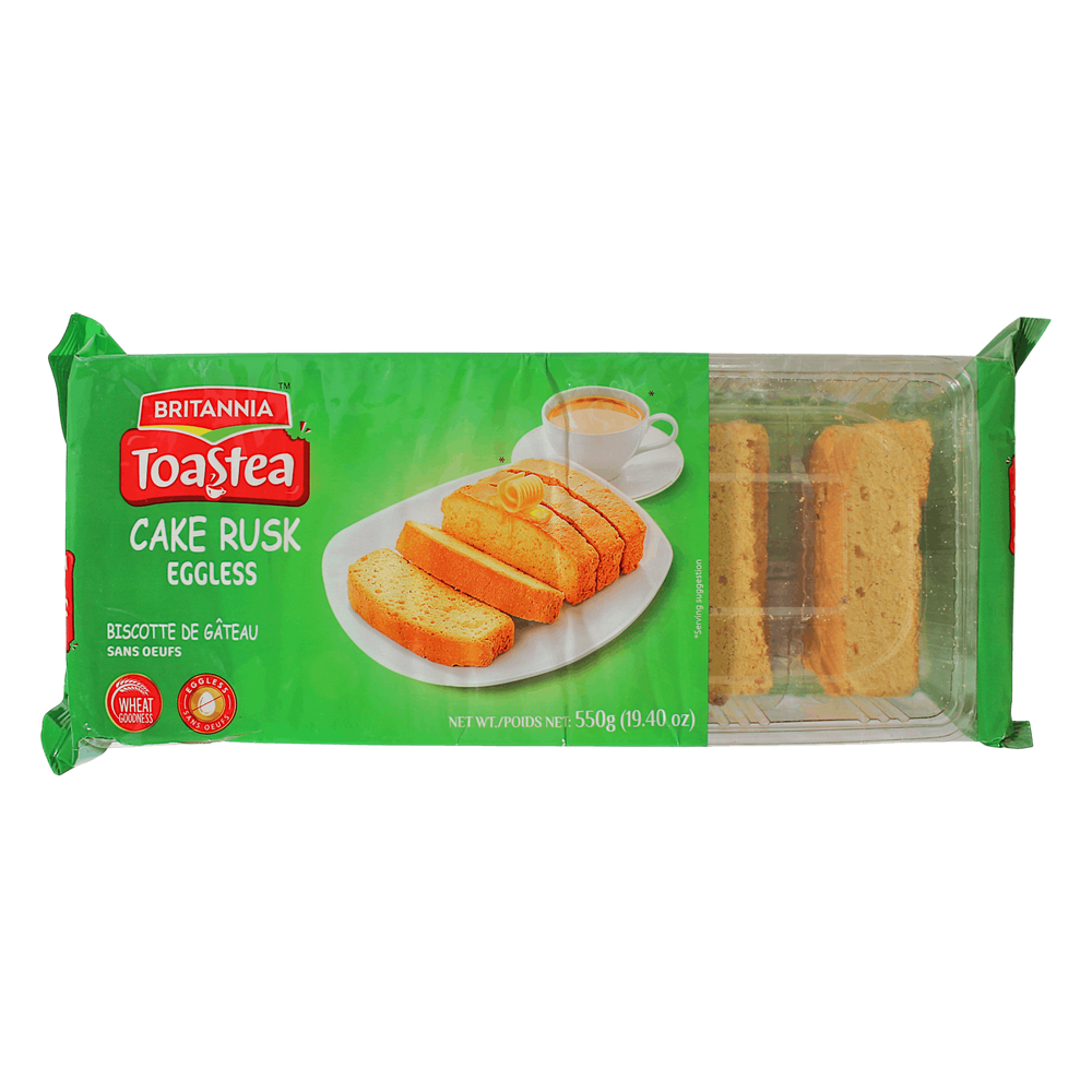 Britannia - (Best Before 13/11/26) 550g Cake Rusk Eggless