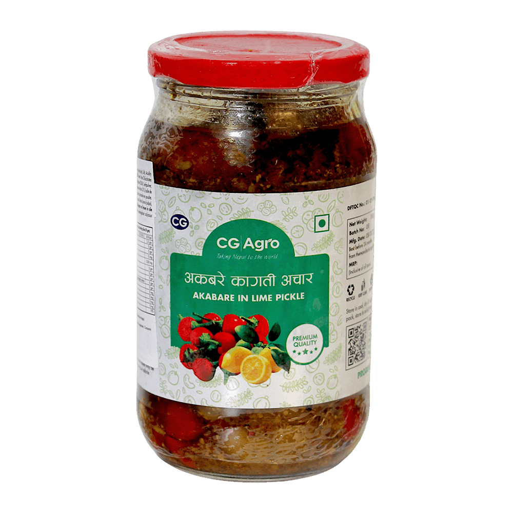 CG Agro - 380g Akabare Chilli In Lime Pickle