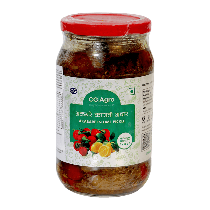 CG Agro - 380g Akabare Chilli In Lime Pickle