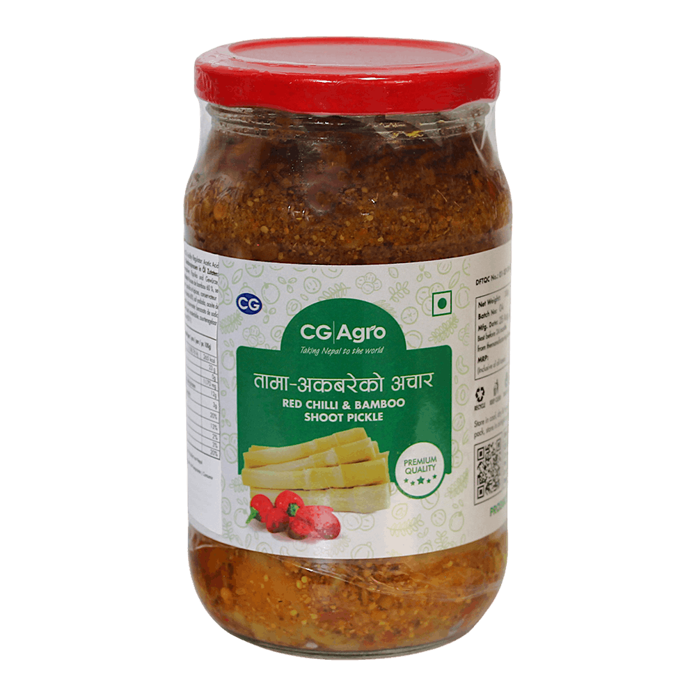 CG Agro - 380g Red Chilli &amp; Bamboo Shoot Pickle
