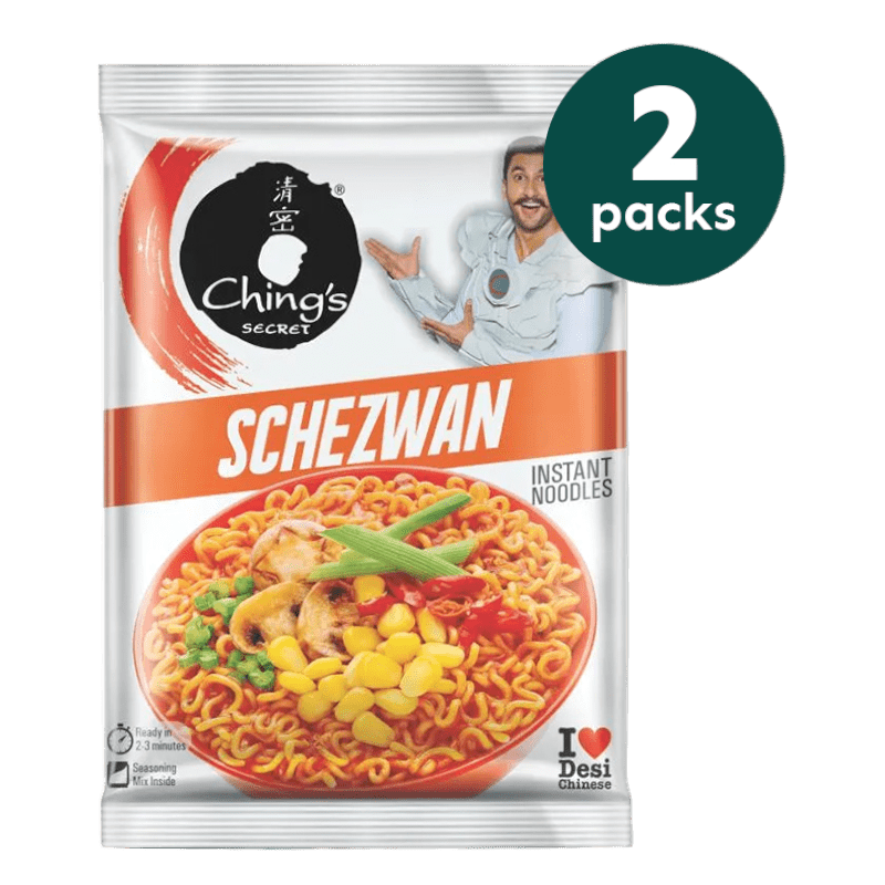 Ching's Secret - 2x 60g Instant Noodles Schezwan (Combo Pack)