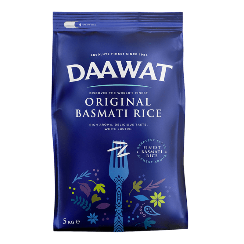 Daawat - 10kg (2x5kg) +1kg Free Original Basmati Rice