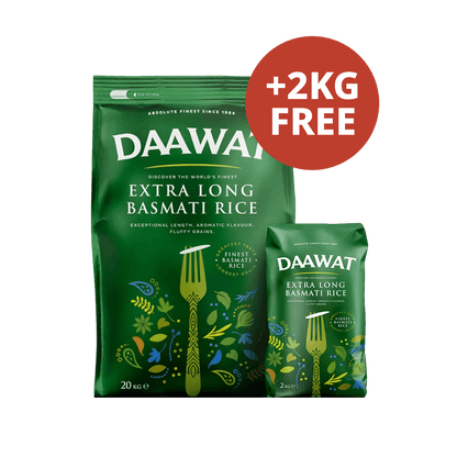 Daawat - 20kg +2kg Free Basmati Rice Extra Long