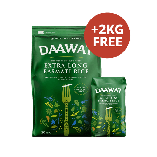 Daawat - 20kg +2kg Free Basmati Rice Extra Long