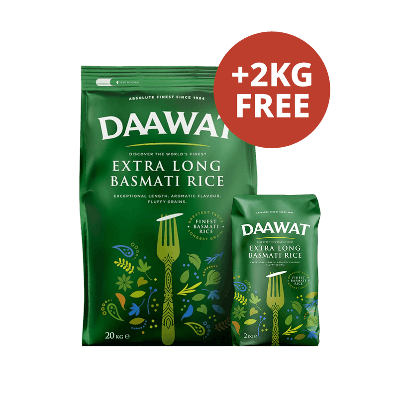 Daawat - 20kg +2kg Free Basmati Rice Extra Long