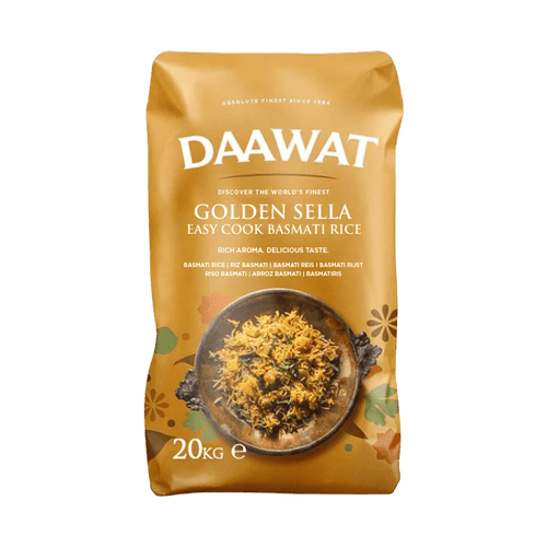 Daawat - 20kg Golden Sella Basmati Rice Easy Cook