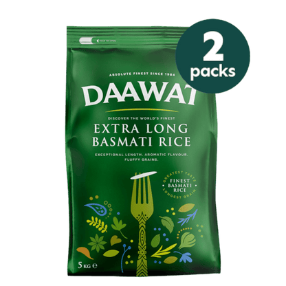 Daawat - 10kg (2x5kg) +1kg Free Basmati Rice Extra Long