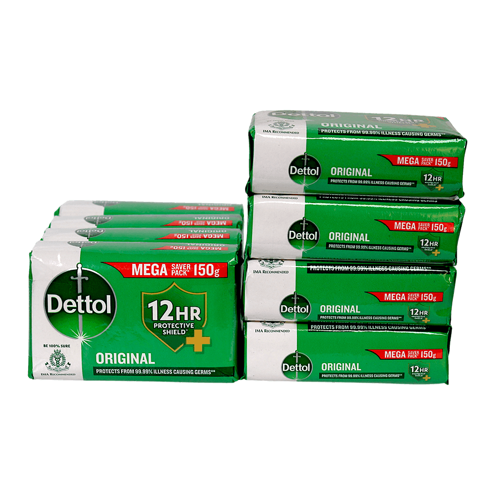 Dettol - 600g Seife Original (4er Pack)