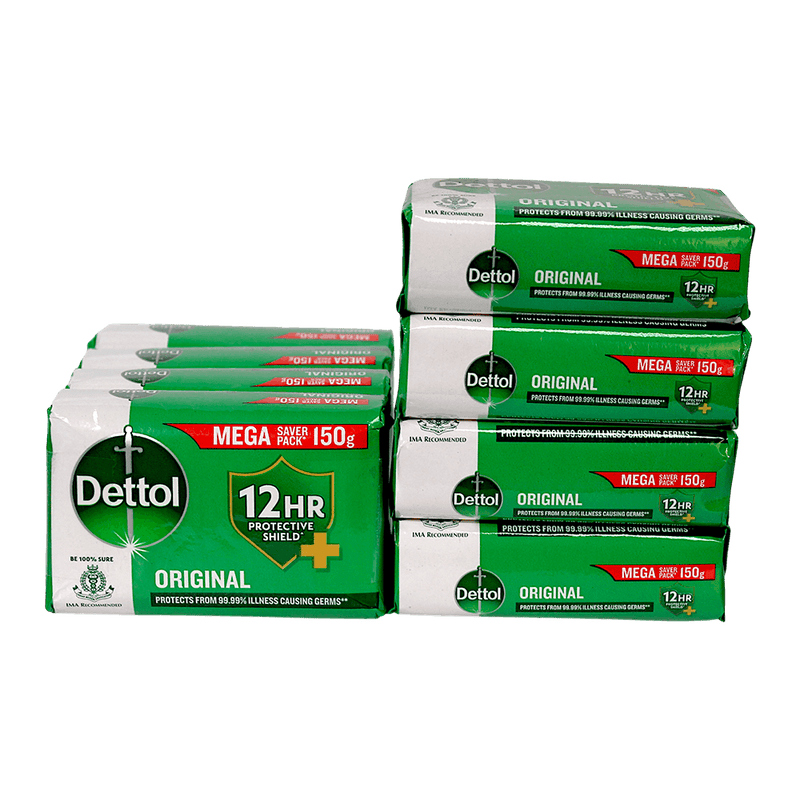 Dettol - 600g Seife Original (4er Pack)