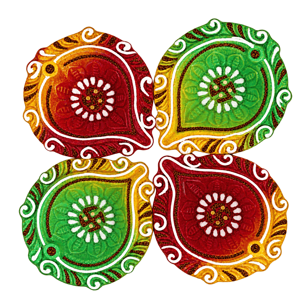 Fancy Diyas - Set of 4 Pieces