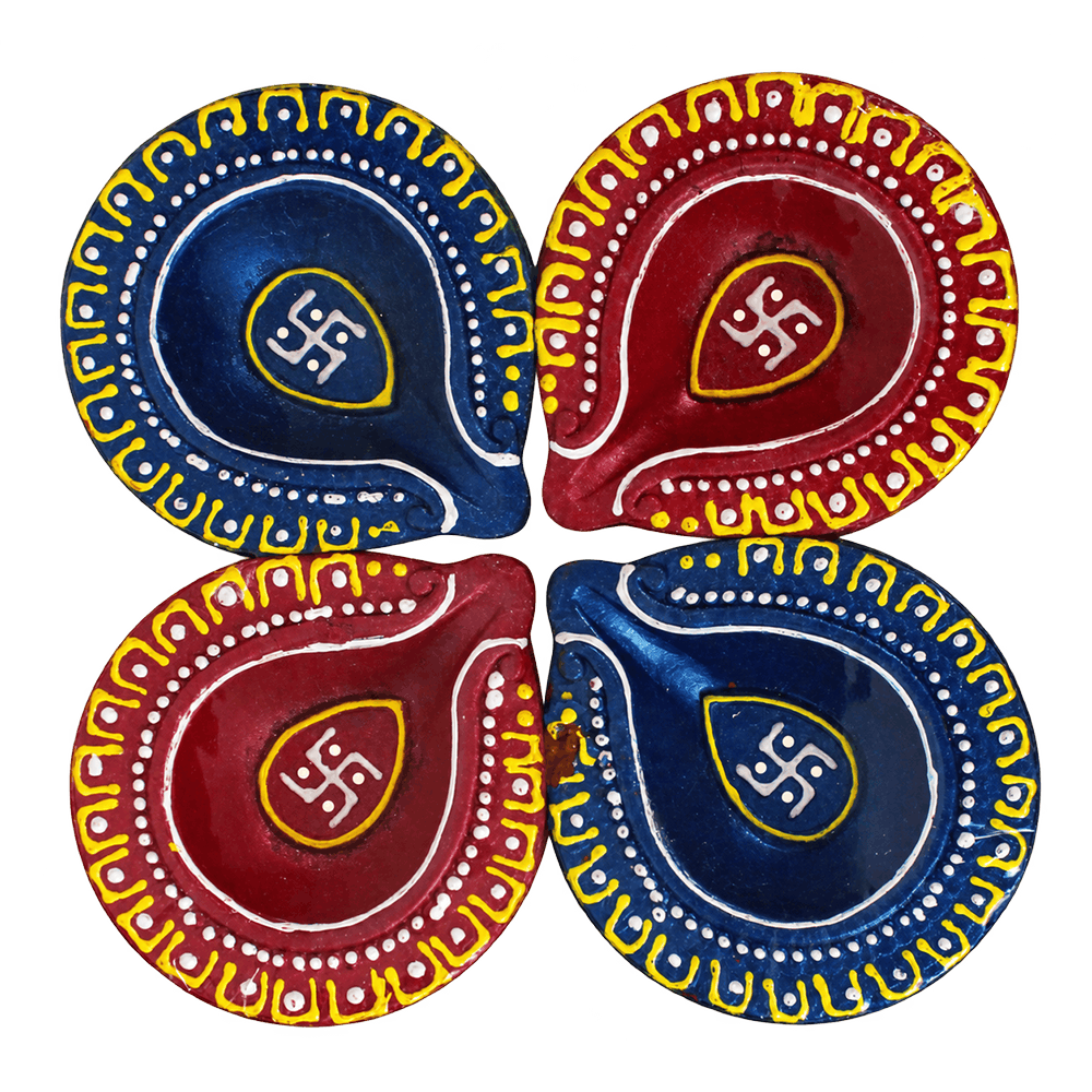 Fancy Diyas - Set of 4 Pieces