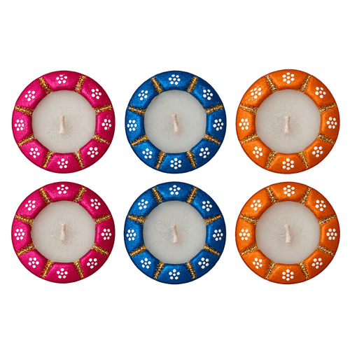 Fancy Diyas - Set of 6