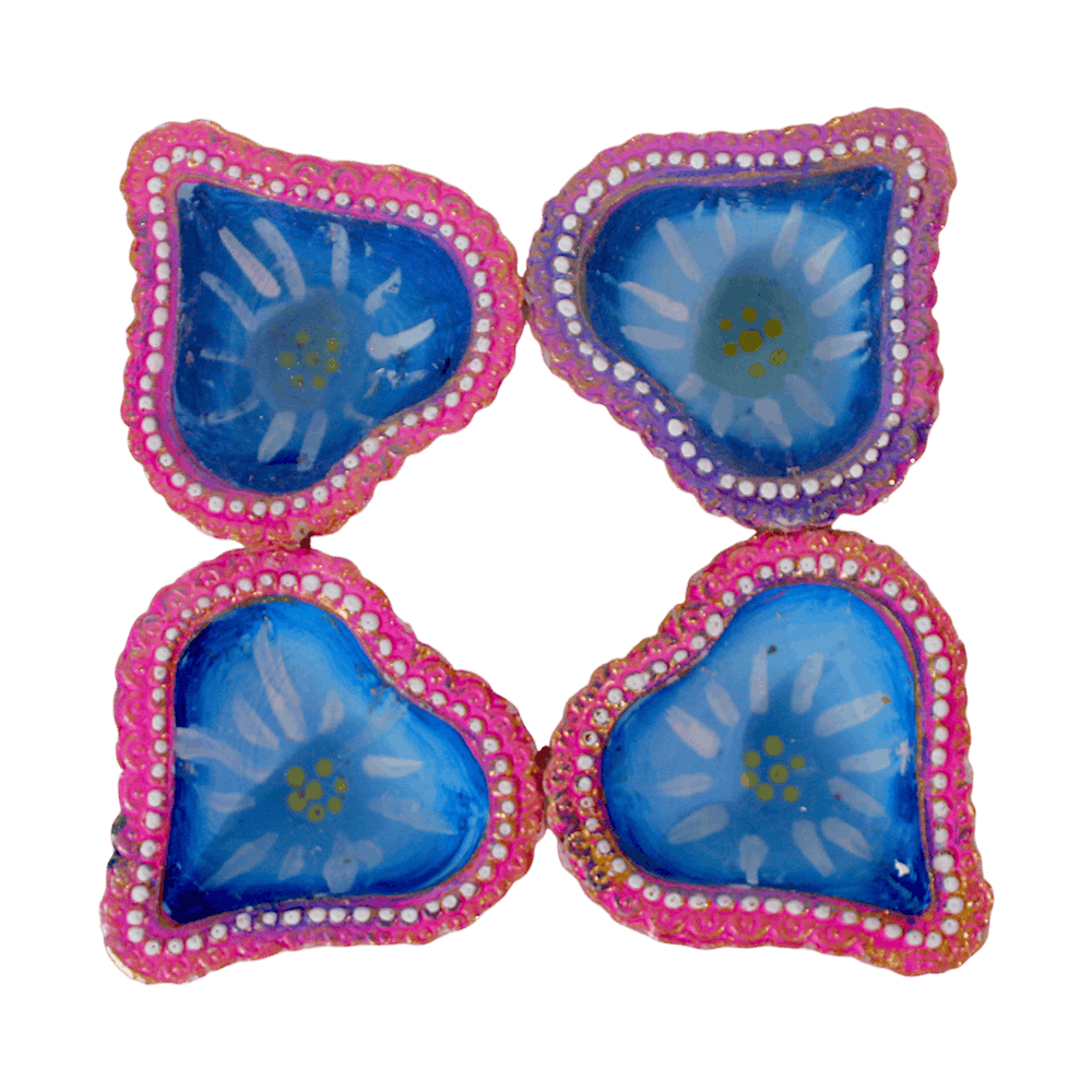 Fancy Diyas - Set of 4 Pieces