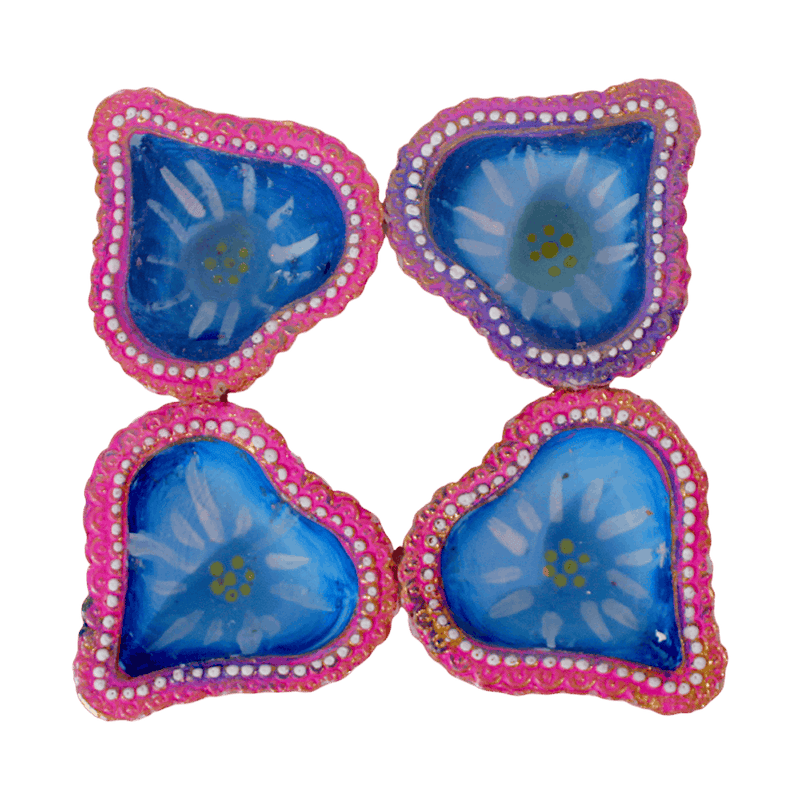 Fancy Diyas - Set of 4 Pieces