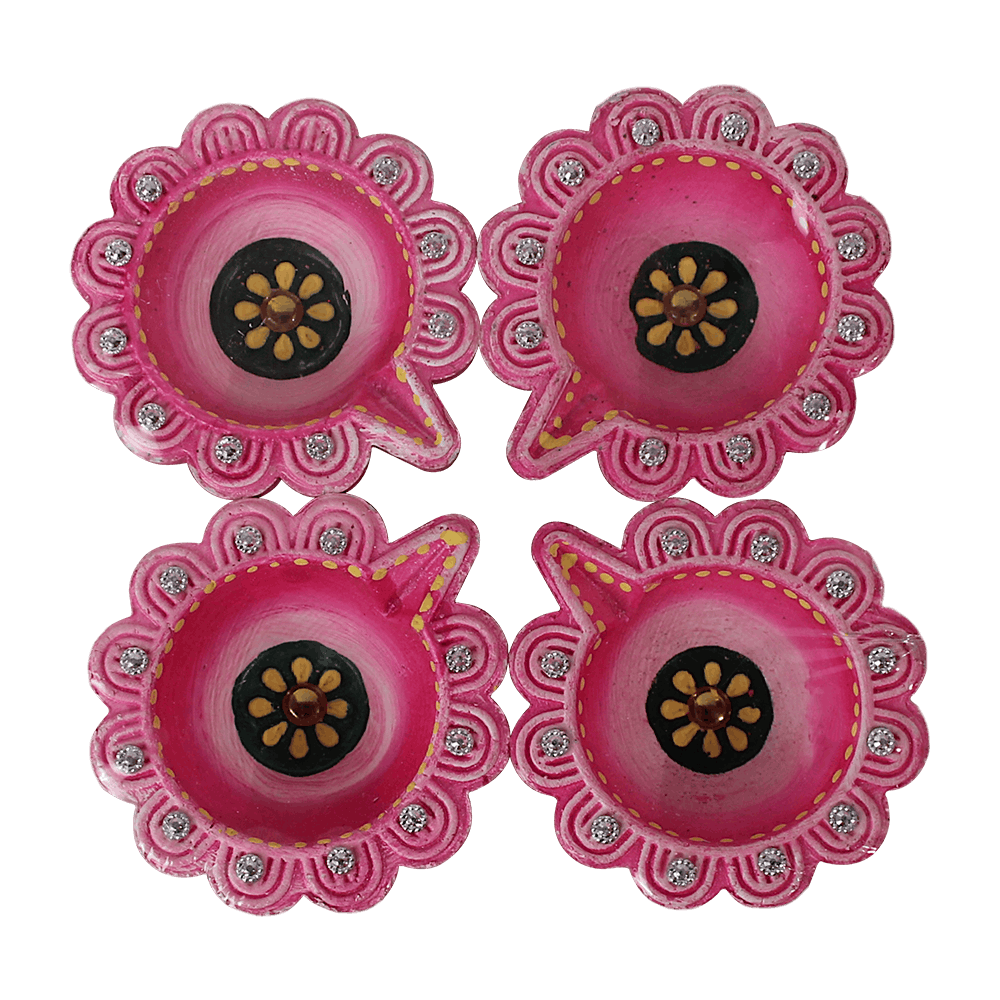 Fancy Diyas - Set of 4 Pieces