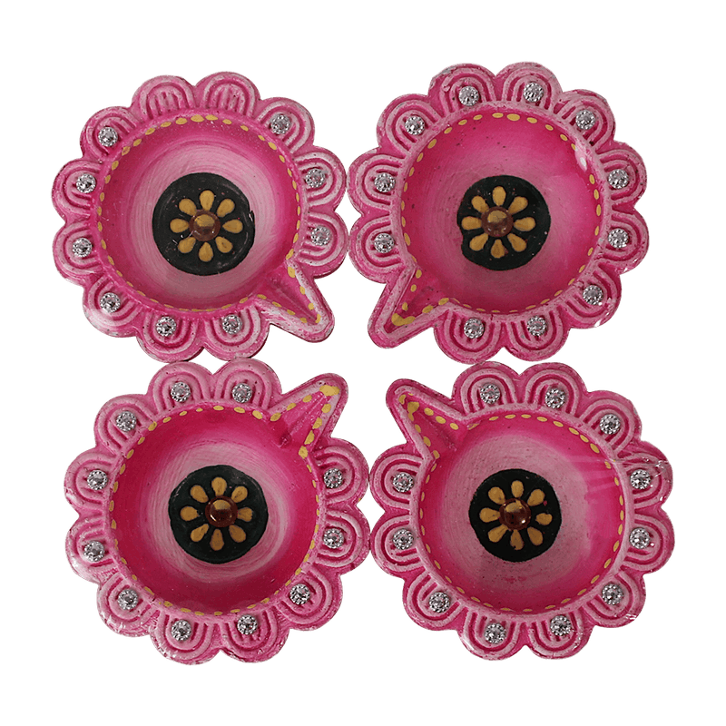 Fancy Diyas - Set of 4 Pieces