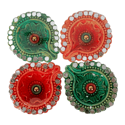 Fancy Diyas - Set of 4 Pieces