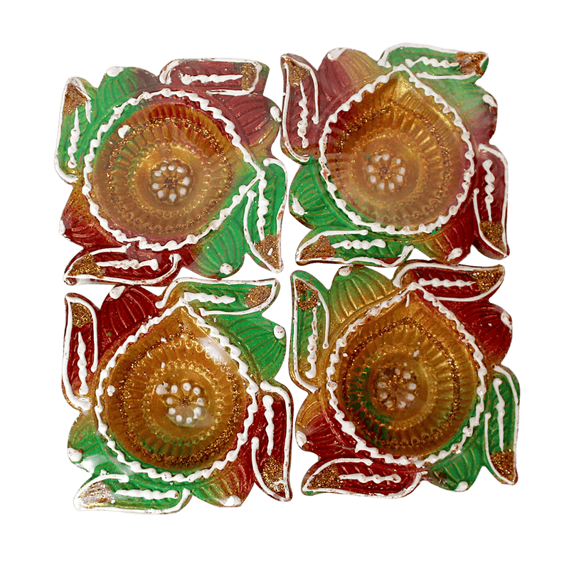 Fancy Diyas - Set of 4 Pieces