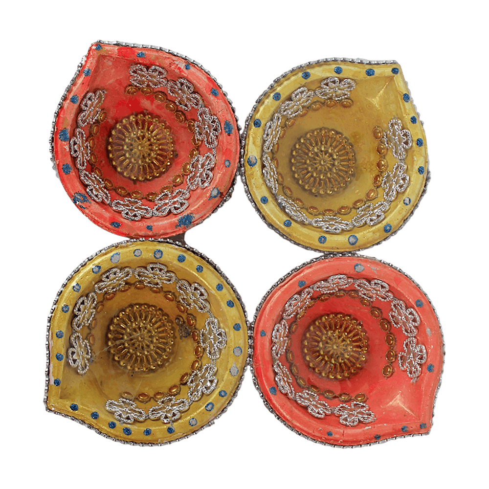 Fancy Diyas - Set of 4 Pieces