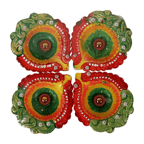Fancy Diyas - Set of 4 Pieces