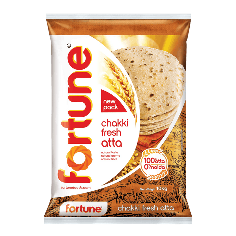 Fortune - 10kg Chakki Atta (Wheat Flour) – Jamoona