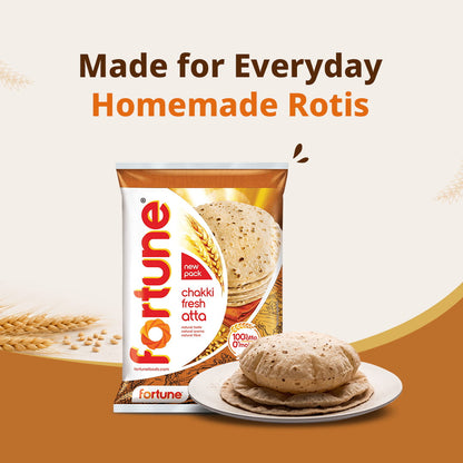 Fortune - 5kg Chakki Atta (Wheat Flour)