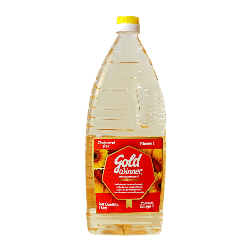 Gold Winner - 1l Refined Sunflower oil (Cholesterol Free)