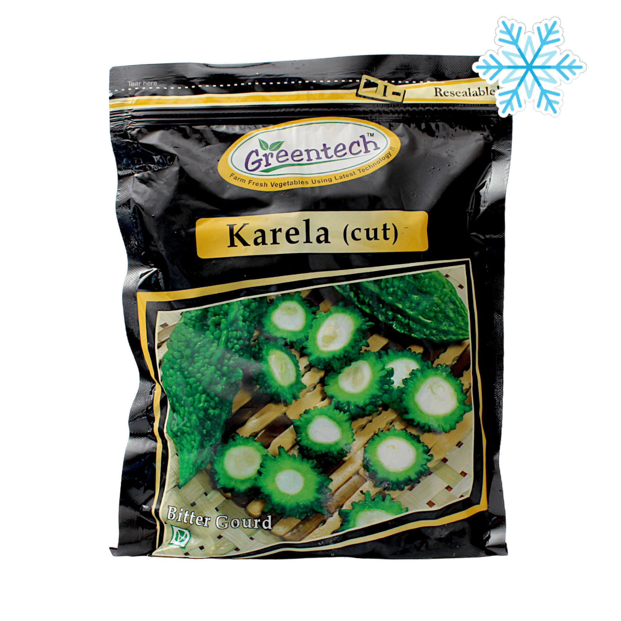 Greentech - (Best Before 28/02/2026) 340g (Frozen) Karela