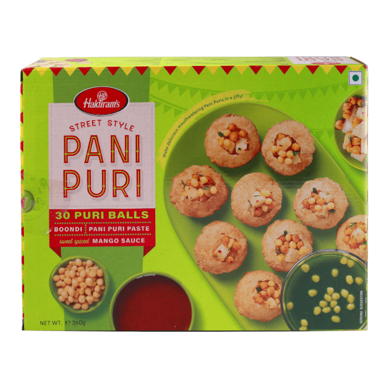 Haldiram's - (Best Before 05/12/26)  360g Pani Puri Balls (Gol Gappa)