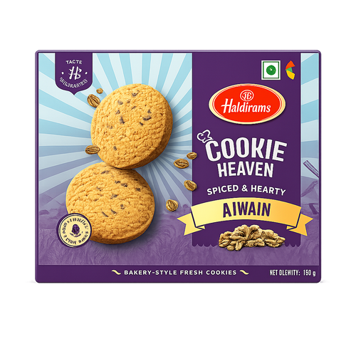 Haldiram's - (Best Before 12/08/26) 150g Ajwain Kekse