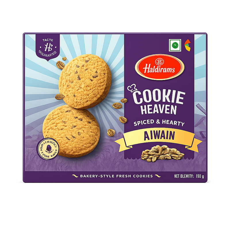 Haldiram's - (Best Before 12/08/26) 150g Ajwain Kekse
