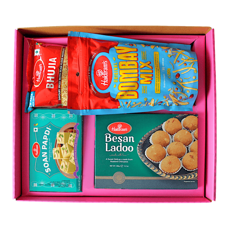 Haldiram's - (Best Before 16/07/2025) 1.05kg Meetha Bhi / Namkeen Bhi Gift Box