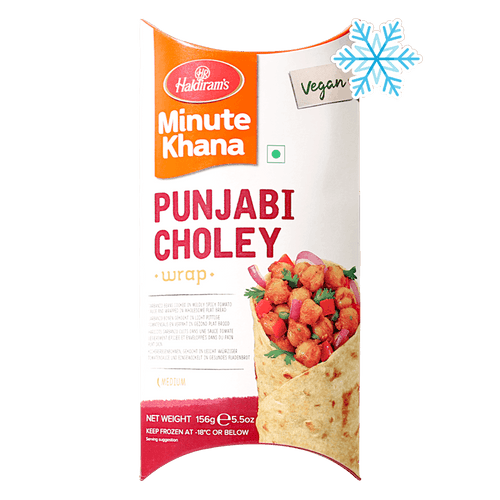 Haldiram's - 156g (Frozen) Punjabi Choley Wrap (Vegan)