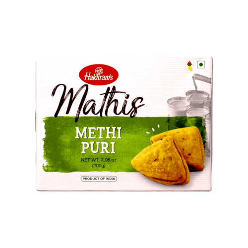 Haldiram's - (Best Before 19/04/2025) 200g Mathis Methi Puri