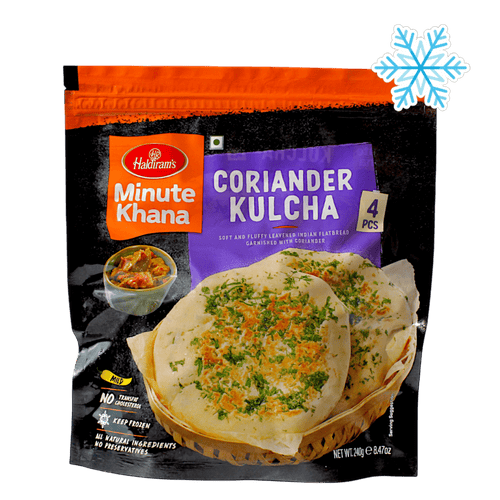 Haldiram's - (Frozen) 240g Coriander Kulcha 4 pieces (Mild)