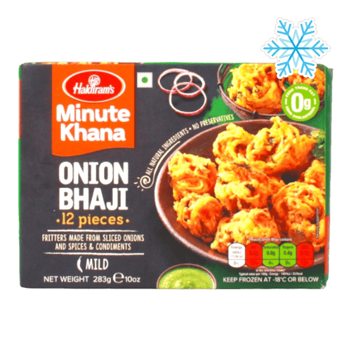 Haldiram's - 283g Minute Khana Zwiebel Bhaji (Mild) 12 Stück