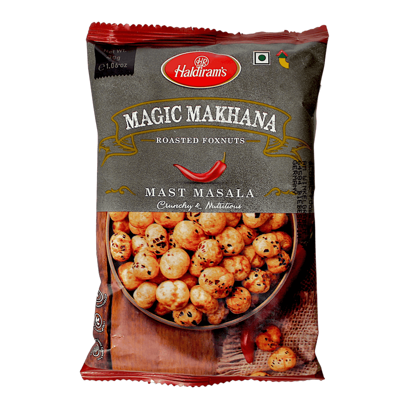 Haldiram's - 30g Magic Makhana Roasted Foxnuts (Mast Masala)