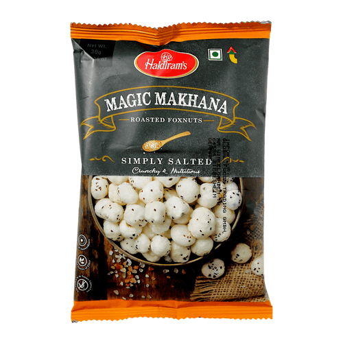Haldiram's - 30g Magic Makhana Roasted Foxnuts (Simply salted)
