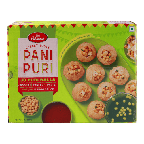 Haldiram's - (Best Before 31/10/26) 360g Pani Puri Balls (Gol Gappa)