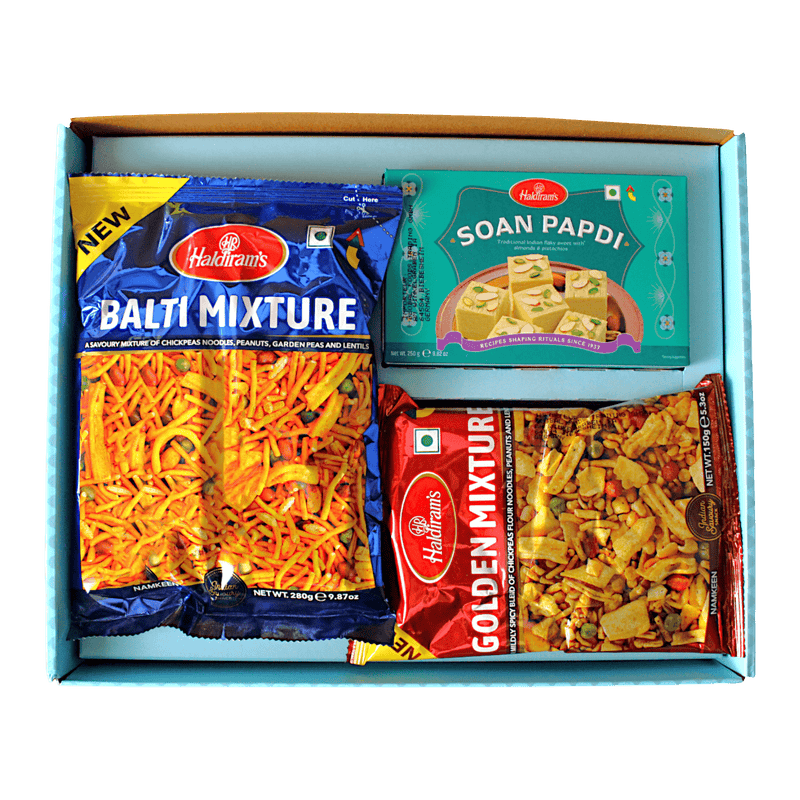 Haldiram's - (Best Before 31/07/26) 680g Triple Treat Geschenkbox