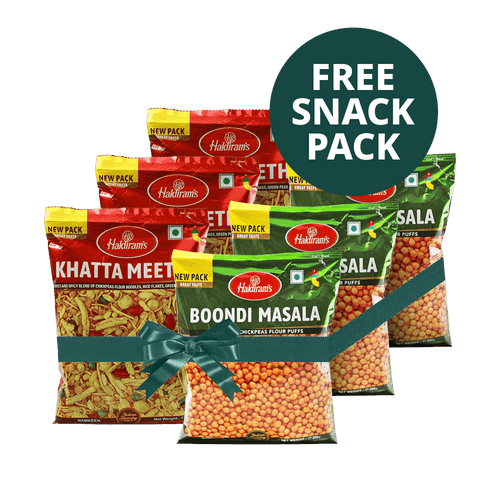 Haldiram's - Rescue box 1.2kg (3x Khatta Meetha & 3x Boondi Masala)