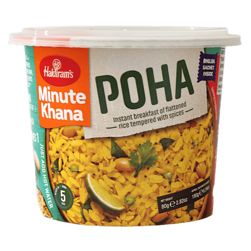 Haldiram's - (Best Before 15/08/26) 80g Poha Cup RTE