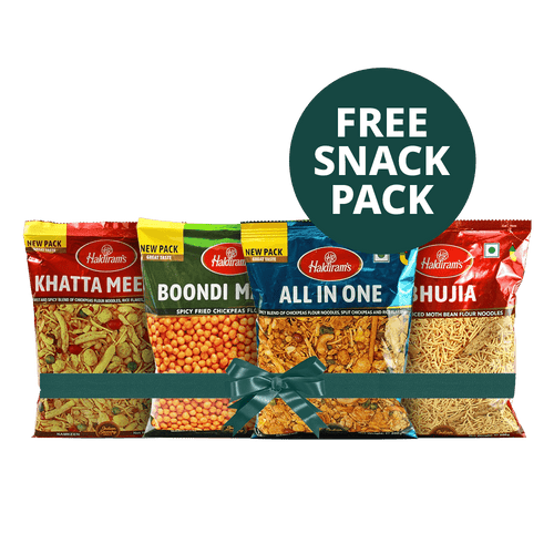Haldiram's - Rescue Box 0.8kg (4 Snacks, Varieties May Vary)