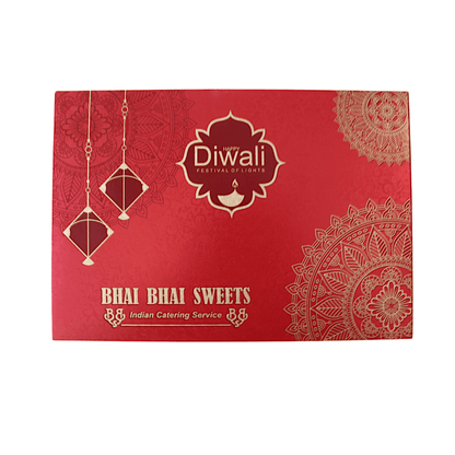 Handmade &amp; Fresh - 1kg Sweets Diwali Giftbox (Premium Ingredients)