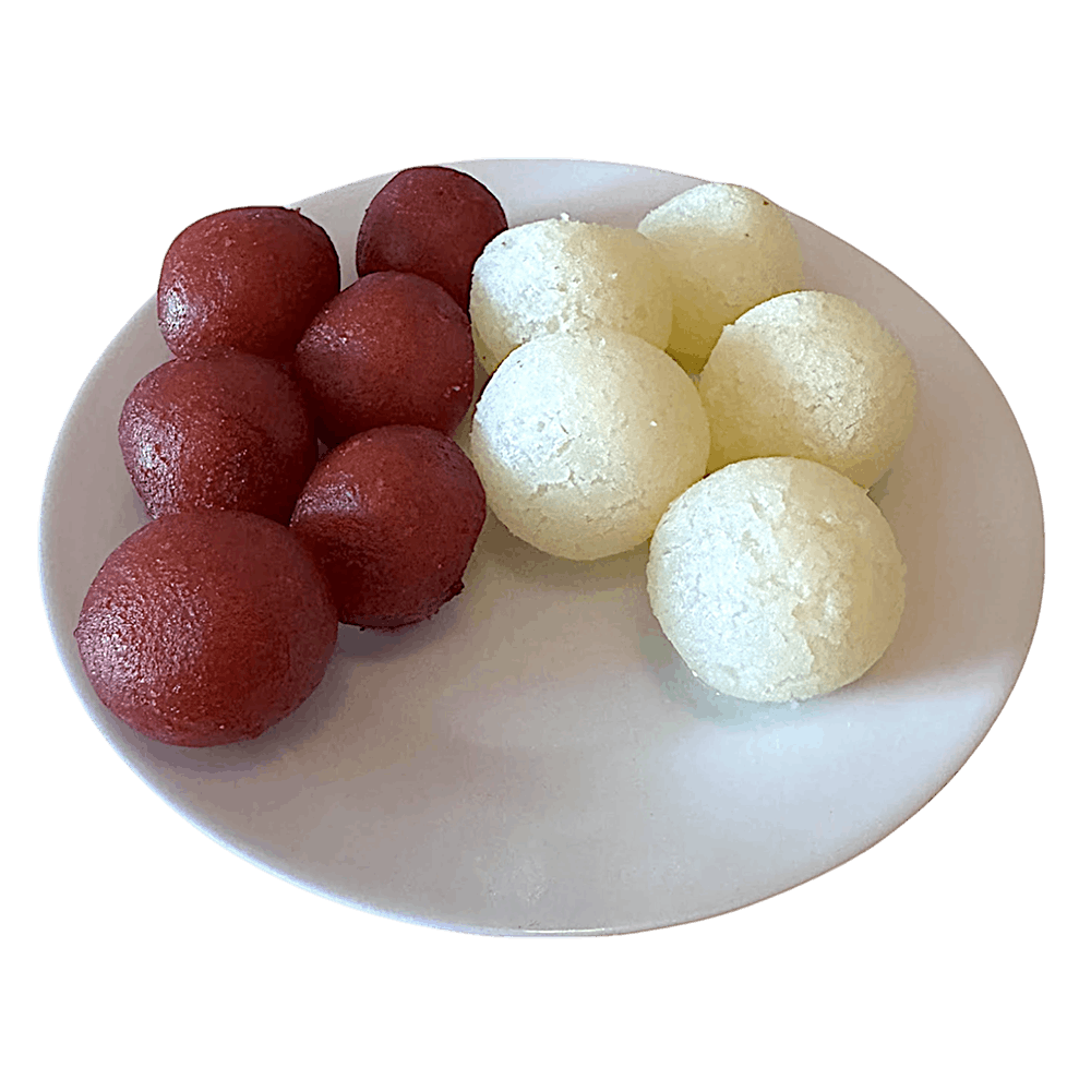 Handmade &amp; Fresh - 400g 2in1 pack Gulab Jamun &amp; Rasgullas
