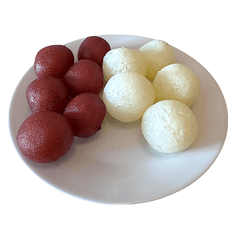 Handmade & Fresh - 400g 2in1 pack Gulab Jamun & Rasgullas