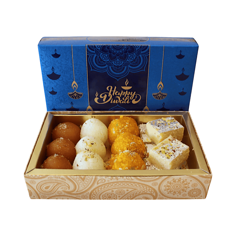 Handmade & Fresh - 500g Sweets Diwali Giftbox (Premium Ingredients)